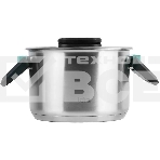 Кастрюля LARA LR02-245 Изумруд 6,4 л, нержавеющая сталь, с крышкой, фото3