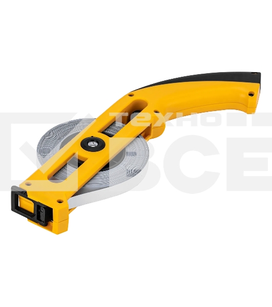 Рулетка геодезическая Denzel 30 м х 13 мм, открытый корпус, металлическая лента