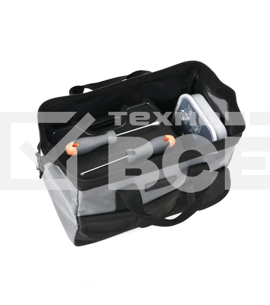 Сумка для инструментов Deli DL430018 400 x 200 x 270мм, 6 карманов, плечевой ремень, ткань Оксфорд