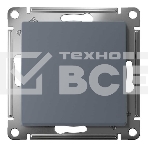 Кнопка нажимная сх.1, 10АХ, механизм SE AtlasDesign Грифель, фото2