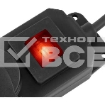 Сетевой фильтр Buro 400MDP-3-B 3 м, 4 розетки, черный, коробка, фото3