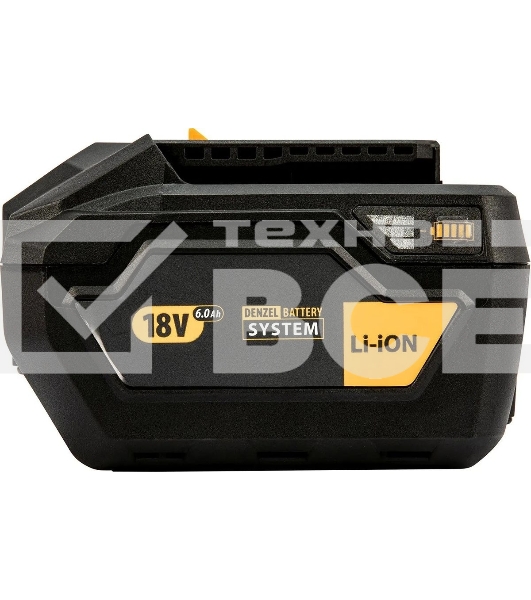 Батарея аккумуляторная Denzel B-18-6.0, Li-Ion, 18 В, 6,0 А·ч