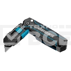 Нож-скребок складной Gross 78891, 19 мм, сменное лезвие, SK2, 5 запас. лезвий, алюмин. корпус, клипса, фото3