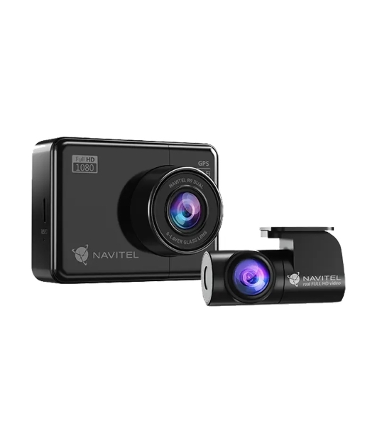 Видеорегистратор Navitel R9 DUAL, 1920x1080, 2.7', с камерой заднего вида, GPS, Wi-Fi, G-сенсор, датчик движения, GPS-информатор