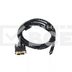 Кабель HDMI to DVI-D (19M -25M) 2м, TV-COM, 2 фильтра <LCG135F-2M>, фото2
