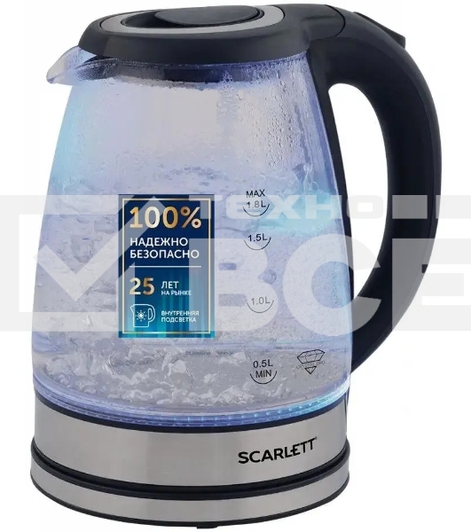 Чайник Scarlett SC-EK27G88 (черный)
