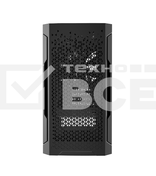 Компьютерный корпус Powercase Mistral Micro Z2B SI, Non Window, Mesh, 2x 120мм fan, черный, mATX (CMIMZB-F2SI)