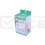 Бытовой удлинитель PowerCube, 2р с/з вык.,3USB, 3500 Вт, 16А, 1.9 м, 3*1,0 (белый) квадрат, фото4