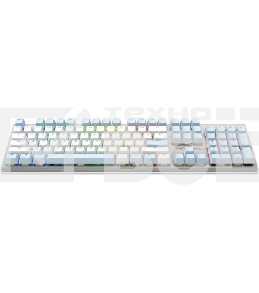Клавиатура A4Tech Fstyler FS100 Neon проводная, USB, синий/белый