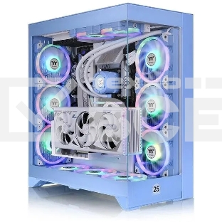 Корпус Thermaltake CTE E600MX Hydrangea синий без БП E-ATX 11x120mm 4x140mm 2xUSB3.0 audio bott PSU