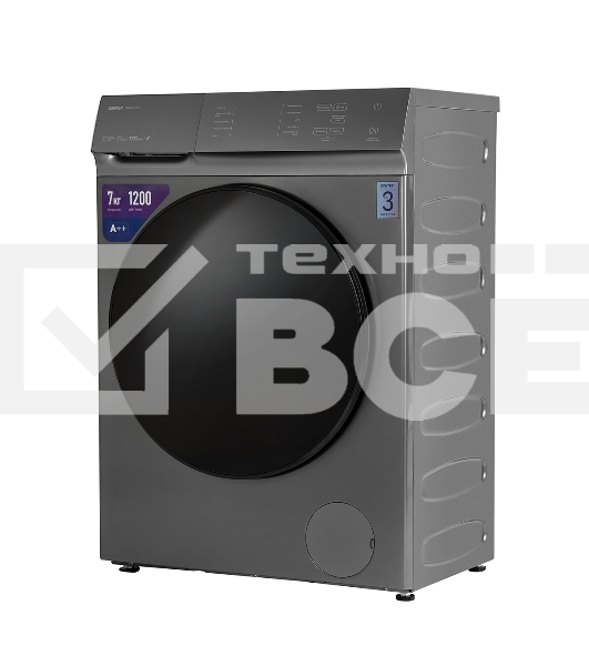 Стиральная машина Centek CT-1973 серый, загрузка фронтальная 7 кг, 1200 об/мин., класс: А++