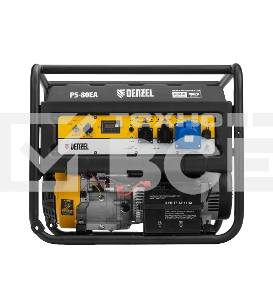 Электрогенератор бензиновый Denzel PS 80 EA, 8 кВт, 85 дБ, 90 кг