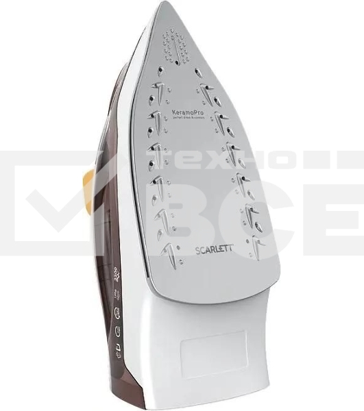 Утюг Scarlett SC-SI30K47, 2200Вт, коричневый/белый