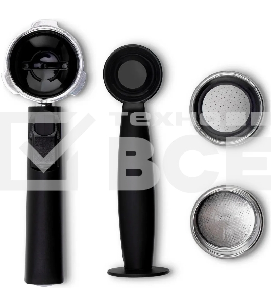 Кофеварка рожковая Vitek VT-1520 серебристый/черный, исп. кофе - молотый, 1.5 л, 850 Вт, 15 Бар