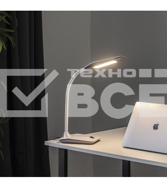 Светильник настольный TLD-545 Grey-White 350Lm 3500K UNIEL