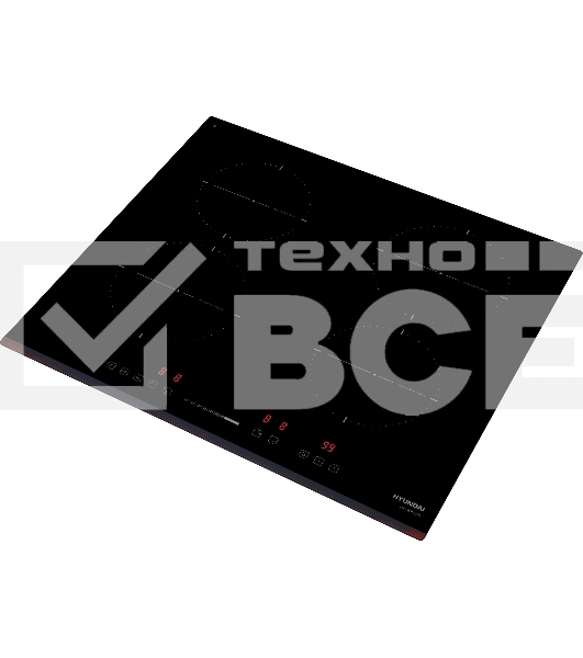Индукционная варочная поверхность Hyundai HHI 6741 BG, черный