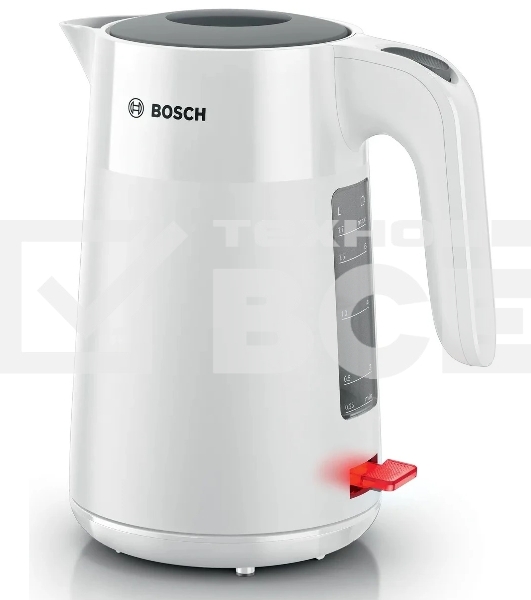 Чайник Bosch TWK 2M161, 1.7л, белый