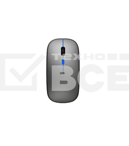 Мышь беспроводная AlterAcs M003-ORLA серебристый, 2400 dpi, радиоканал, USB, кнопки - 4