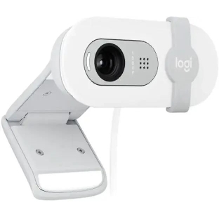 Веб-камера Logitech HD Webcam Brio 100 белый 2Mpix (1920x1080) USB-A с микрофоном (960-001618)