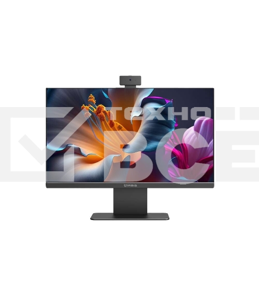 Моноблок IRBIS Groovy AIO 24; 23.8“(N100;8GB/256GB;IPS;16:9;1920x1080x100Hz;1000:1;250Cd/m2;5ms;HDMI(out);VGA;USB-C;2*USB2.0;4*USB3.0;RJ45;WebC 5MP;WIFI6;BT5.0;Tilt;Spk2*3W;keyb+mouse;WinPro