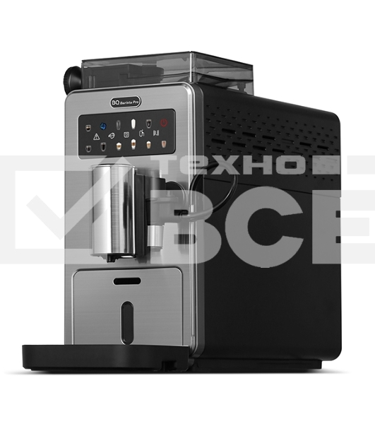 Кофемашина автоматическая BQ CM9003 серебристый/чёрный, исп. кофе - зерновой, 2 л,  1450 Вт, 15 бар