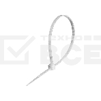 Стяжка (хомут) нейлоновая ExeGate CV66-250x4.8W (нейлон 6.6, 250x4.8мм, неоткрывающаяся, halogen free, -40°C - +85°C, белая, 100 шт), фото 1