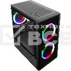 Компьютерный корпус Ginzzu CL406 mATX FAN 3*12 FRGb (12RR4), фото5