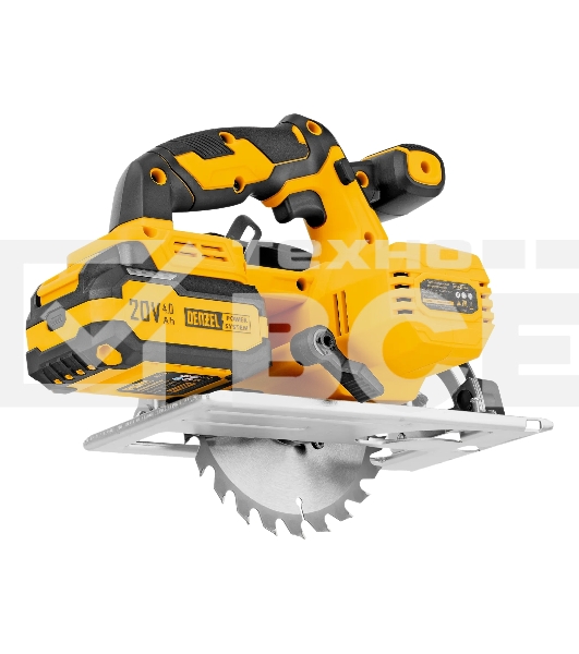 Пила циркулярная аккумуляторная Denzel CCSH-20-165, 165 мм, Li-Ion, 20 В