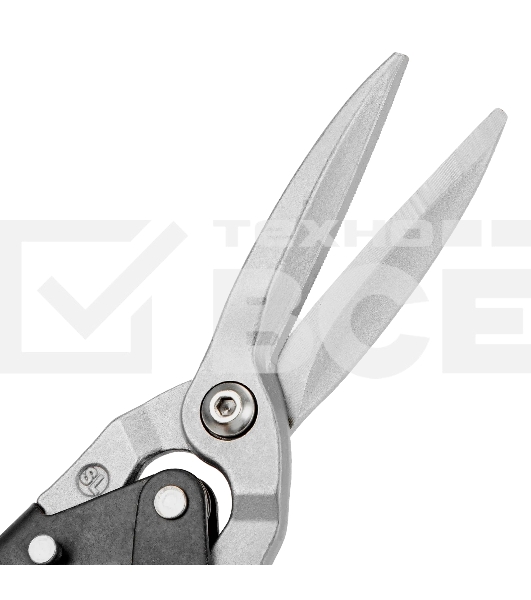 Ножницы по металлу Denzel, 315мм, прямой проходной рез,сталь-CrMo, трехкомп.рук-ки