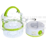 Пароварка электрическая Sakura SA-7213GR 2ч (5,0л) 500Вт бел/зел, фото6