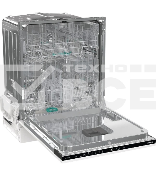 Встраиваемая посудомоечная машина Gorenje GV642D90, черный, 59.8 см, 14 компл., 45 дБ, класс A+++