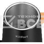 Чайник электрический Kitfort КТ-6726 1л. 1200Вт черный/дерево корпус: нерж.сталь/пластик, фото3