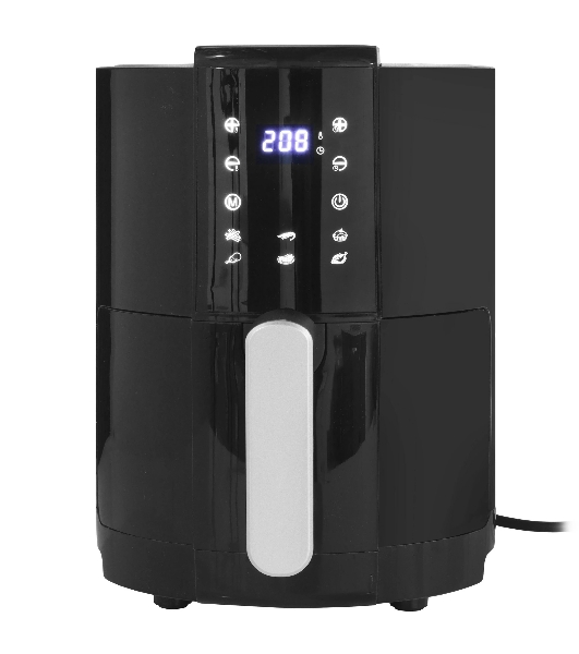 Аэрогриль Kitfort КТ-2225 черный, 1000 Вт, 1.9 л, сенсор, 6 программ