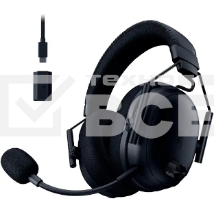 Гарнитура Razer BlackShark V3 Pro чёрный, беспроводная + проводная, радиоканал, до 70 ч