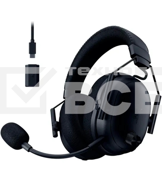 Гарнитура Razer BlackShark V3 Pro чёрный, беспроводная + проводная, радиоканал, до 70 ч