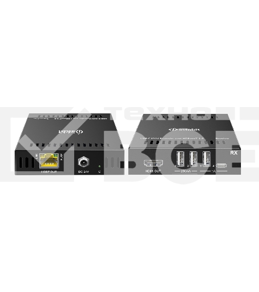 Удлинитель сигнала Infobit iTrans UC-Hub UC/KVM 4K60 USB-C через HDBase T3.0