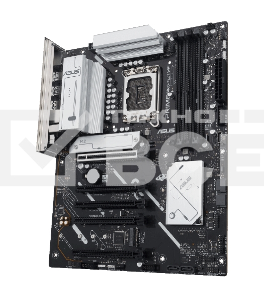 Материнская плата ASUS PRIME B860-PLUS WIFI, LGA 1851, Intel B860, 4xDDR5, 4xSATA, 2xM.2, 1xPCIe 5.0 x16, 4xPCIe 4.0 x16, 2xUSB-C, 4xUSB-A 3.2 Gen 1, 2xUSB-A 3.2 Gen 2, 1xHDMI, 1xDP, 1x2.5Gb LAN, 7.1, ATX