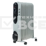 Масляный обогреватель Neoclima NC 9311, белый/черный, 2500 Вт, 25 м2, термостат, фото3