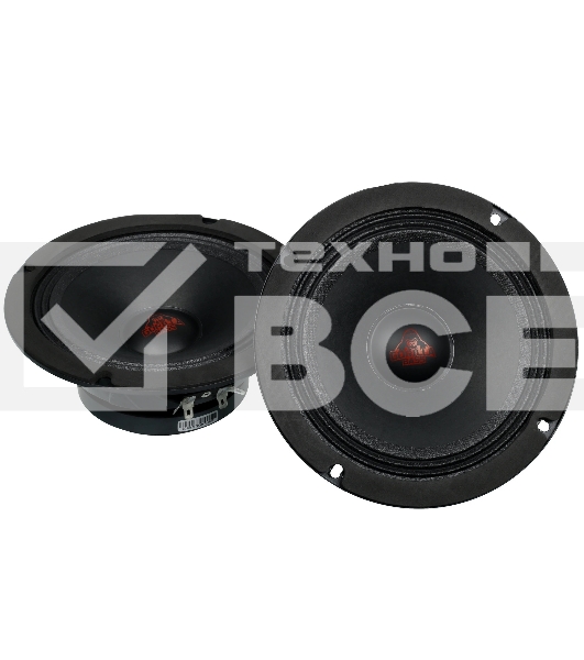 Колонки автомобильные Kicx Gorilla Bass GBL65 200Вт 90дБ 4Ом 16см (6.5дюйм) (ком.:2кол.) широкополосные однополосные