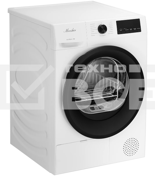 Сушильная машина MONSHER MDM 660 Blanc белый, 9 кг, сушка - тепловой насос, программ - 15, 60 x 85 x 68.5 см
