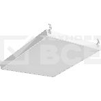 Светильник светодиодный универсальный Gauss LED ДВО 30 Вт MiR 3000 Лм 5000К 588х588х50 мм IP40 Грильято матовый планки, фото 1