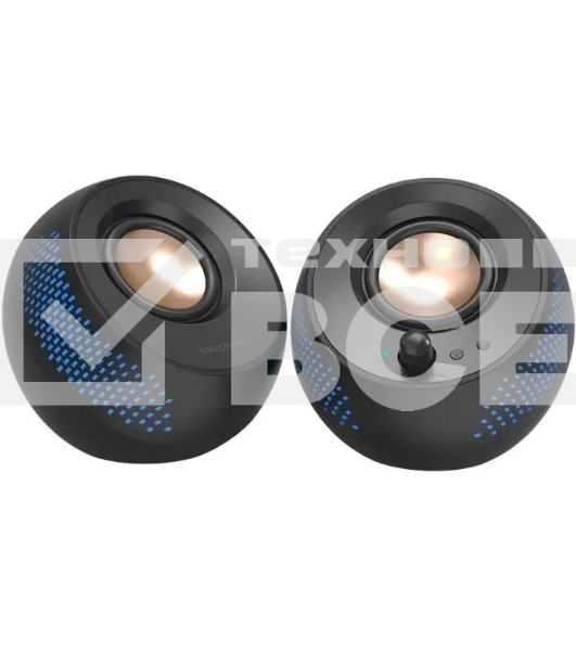 Колонка Creative Pebble X 2.0 черный 30 Вт BT портативная