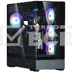 Компьютерный корпус ZALMAN P40 Prism, ATX, черный, WINDOW, 2x3.5