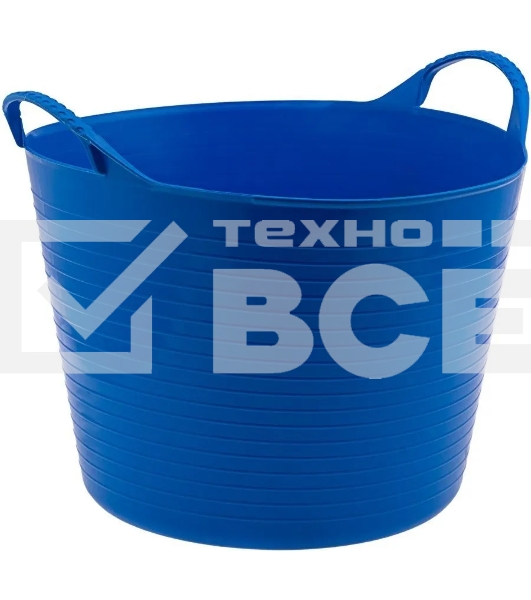 Ведро Сибртех гибкое сверхпрочное 40 л, синее