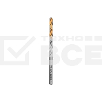 Сверло спиральное по металлу Denzel 4,5 x 80 мм, Р6М5, Golden Tip, фото6