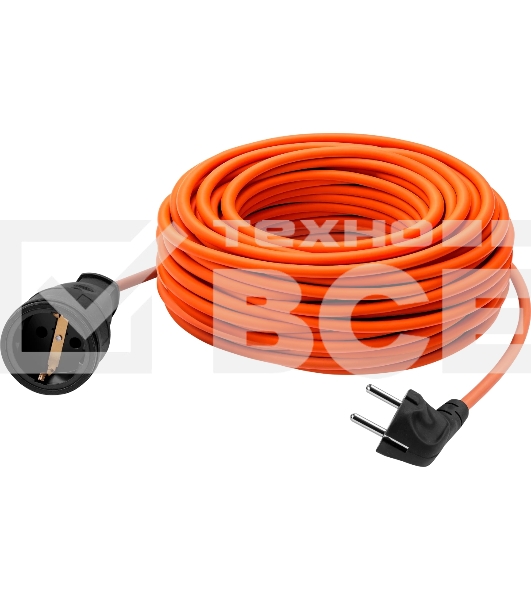 Силовой удлинитель Defender Ext2G-01-50 6А, 50 м, без заземления 1