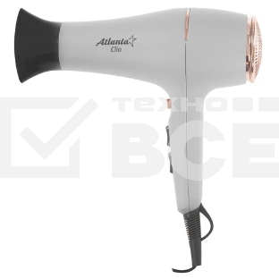 Фен Atlanta ATH-6811 серый/золотистый/черный, 2200 Вт