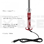 Щипцы для завивки волос Atlanta ATH-6646 красный, 16 мм, 180 °C, 1 режим, фото4