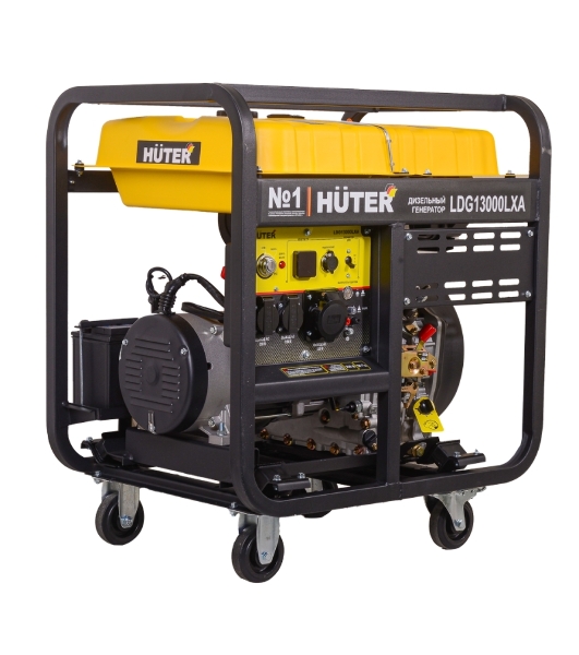 Электрогенератор дизельный Huter LDG 13000LXА, 9.5 кВт, 82 дБ, 142.5 кг