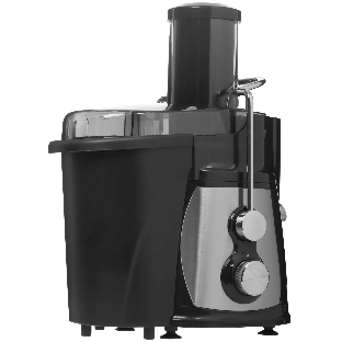 Соковыжималка Kelli KL-5091 чёрный/серебристый, центробежная, 1100 Вт, 1000 мл, механическое